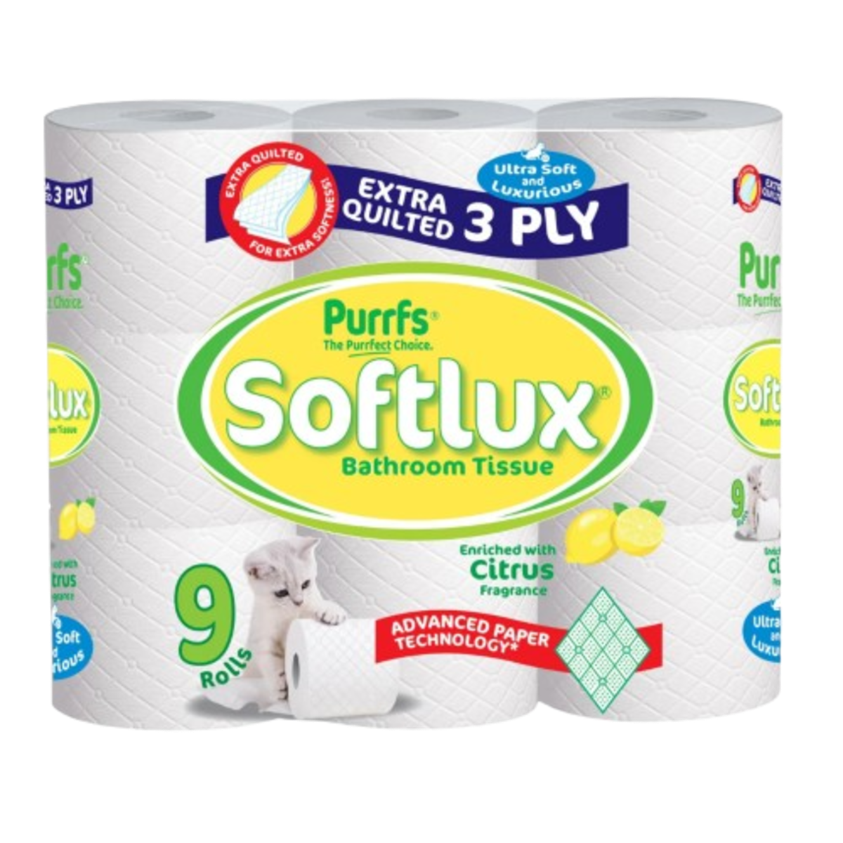 SOFTLUX 3PLY 5x9pk TOILET ROLL