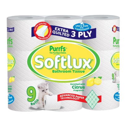 SOFTLUX 3PLY 5x9pk TOILET ROLL