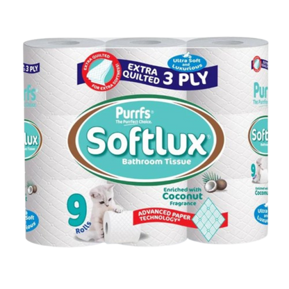 SOFTLUX 3PLY 5x9pk TOILET ROLL