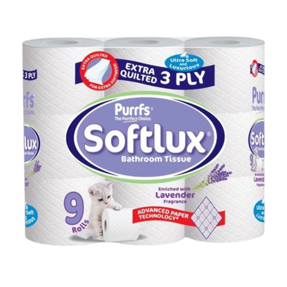 SOFTLUX 3PLY 5x9pk TOILET ROLL