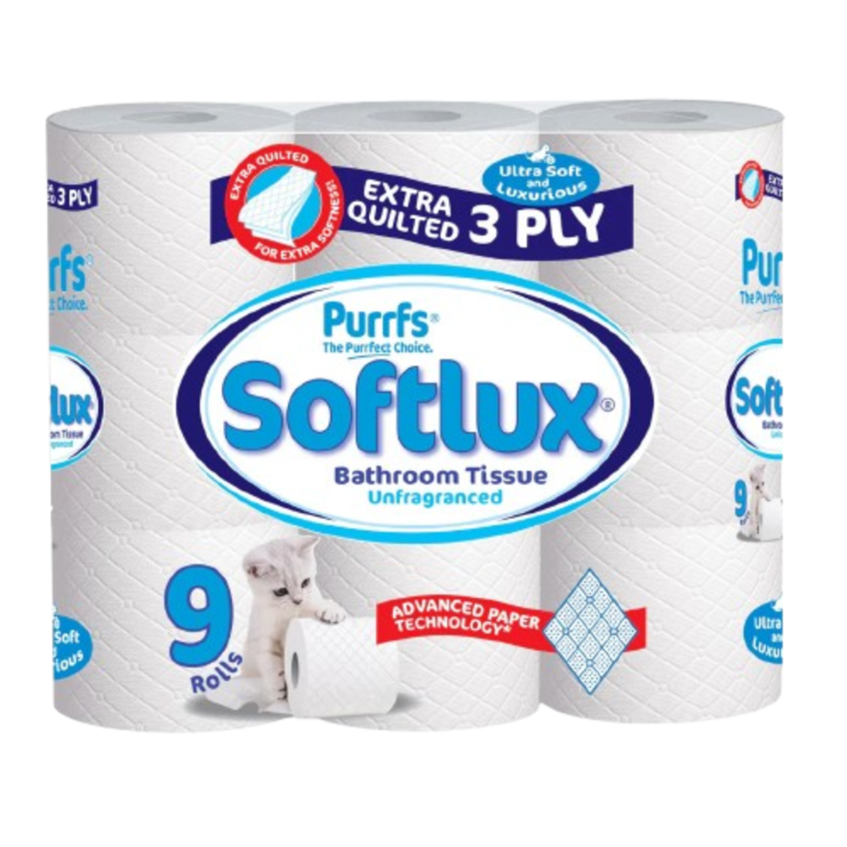 SOFTLUX 3PLY 5x9pk TOILET ROLL
