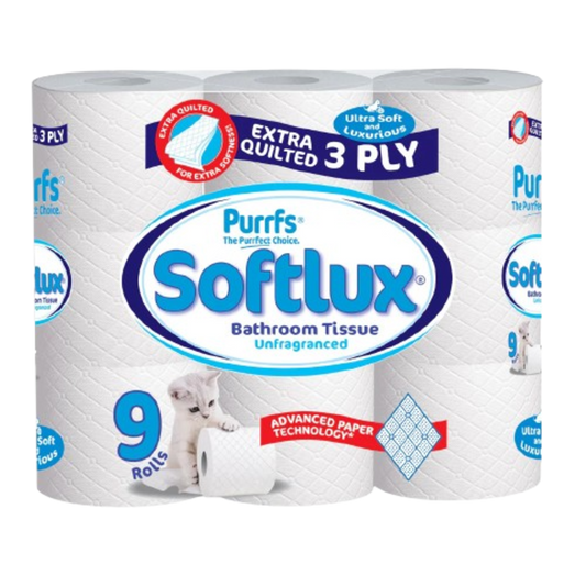 SOFTLUX 3PLY 5x9pk TOILET ROLL