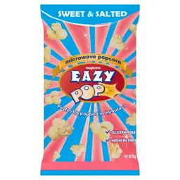 EAZY POPCORN SWEET SALTED PINK 16X85GR