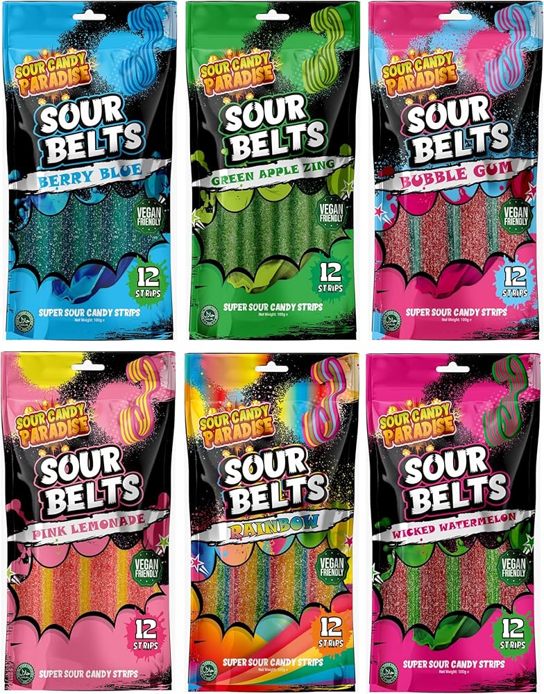 Sour Candy Paradise Sour Belts