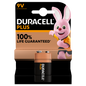 Duracell Plus 9V 1 Cell x 10 Blisters (Pack of 10)