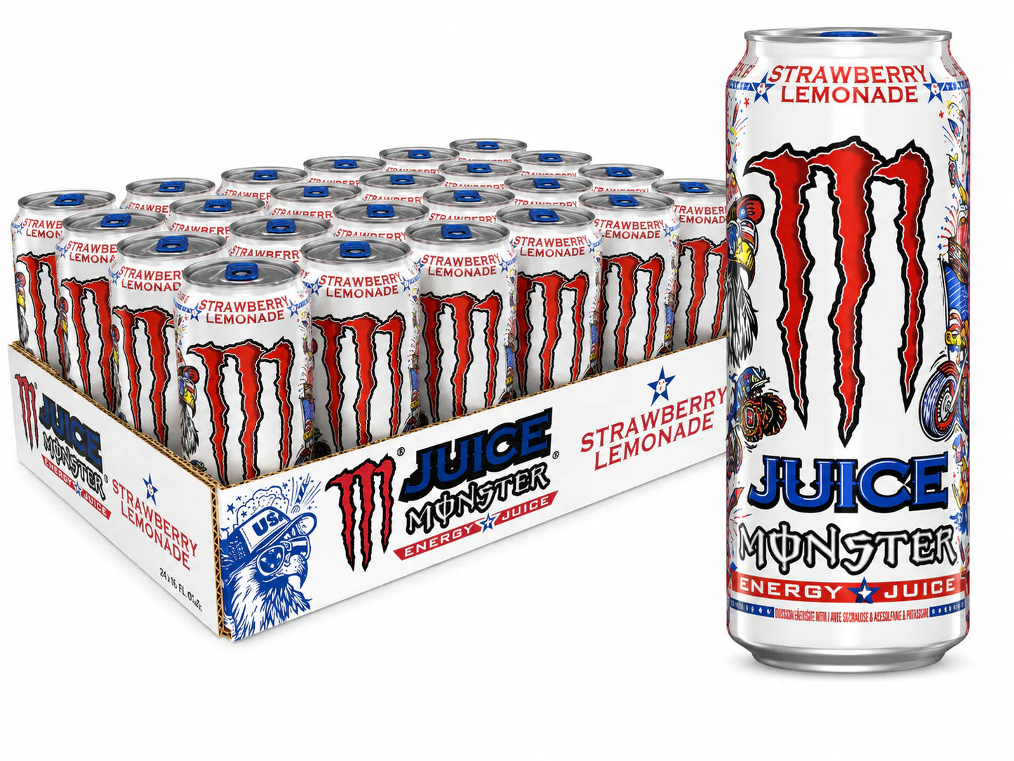 Monster Strawberry Lemonade USA 24x473ml