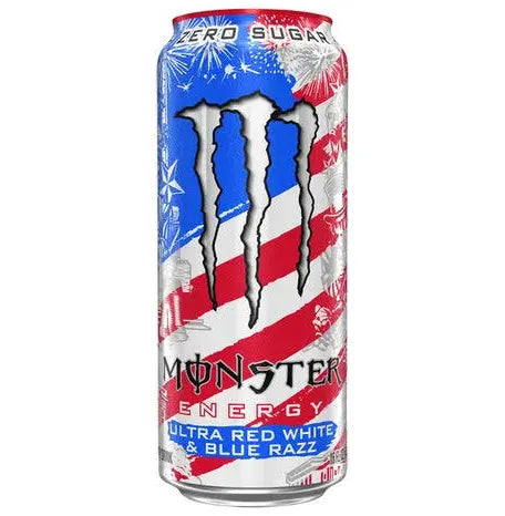 Monster Energy Ultra Red White & Blue Razz 24x473ml